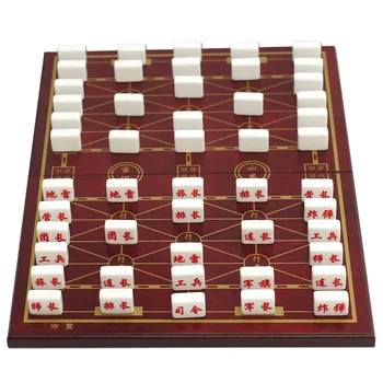  Klasické Pozemné Bitky Šach Hra Vojny Junqi Backgammon Army Combat Šach Kriegspiel Dieťa Puzzle Hra PU alebo Plastové Šachovnici P12